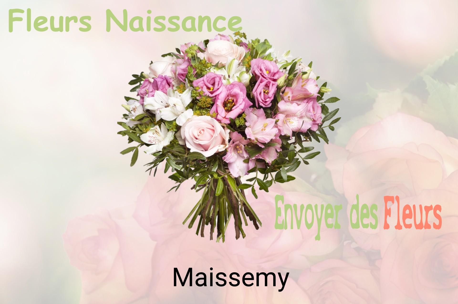 Bouquet de fleurs de naissance livré à Maissemy